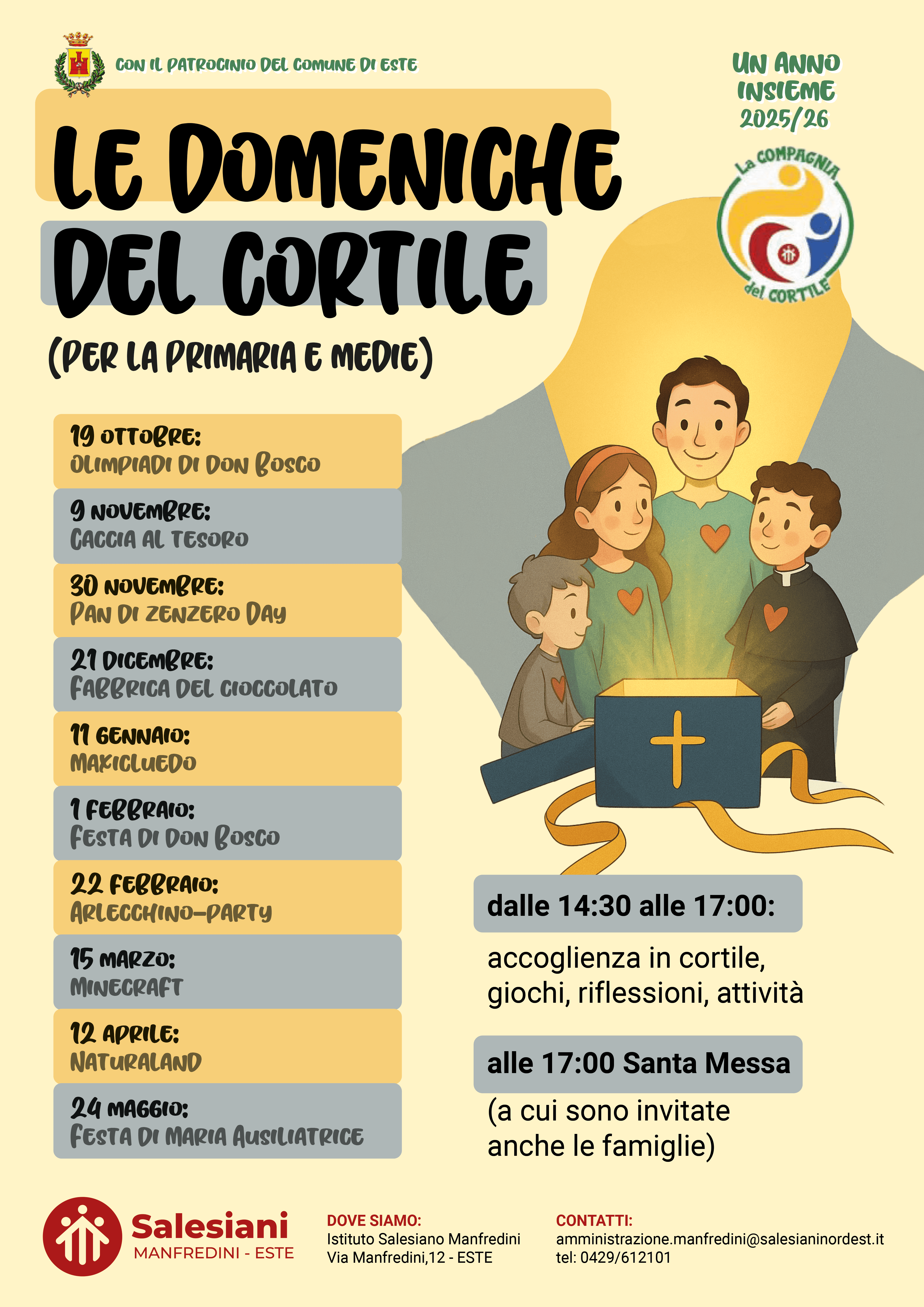 LE DOMENICHE DEL CORTILE | Istituto Salesiano Manfredini