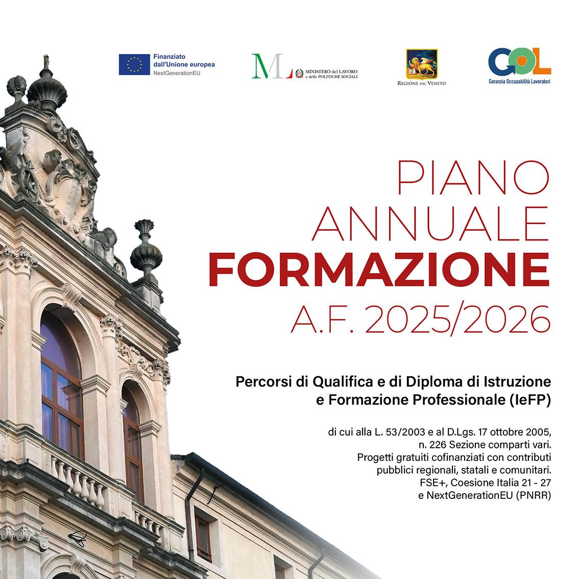 PIANO ANNUALE FORMAZIONE A.F. 2025/2026 | Istituto Salesiano Manfredini